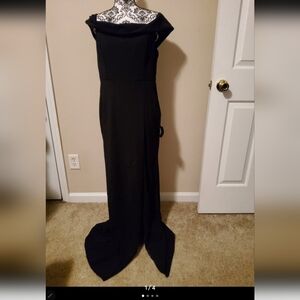 Lulus Black Off-the-Shoulder Dress Size XL